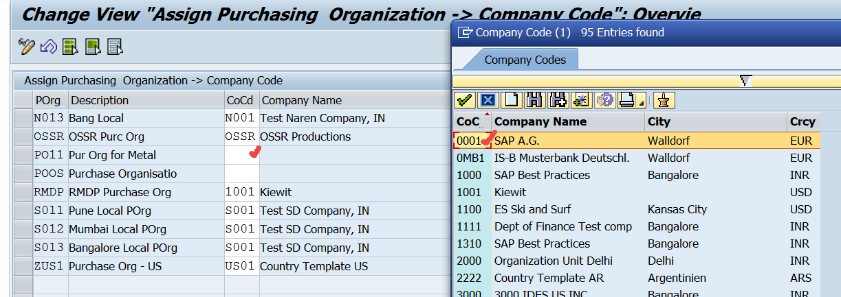 Sapcodes Creating Purchase Org & Assigning to Company Code – SAPCODES