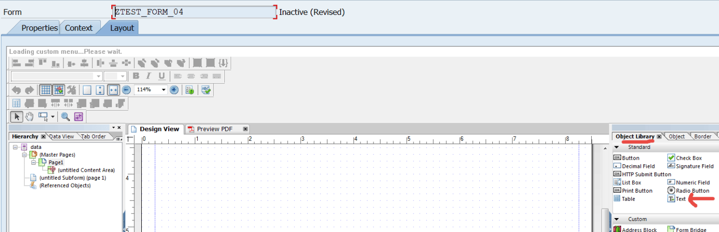 Using Text Modules in Adobe Form – SAPCODES