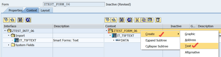 Using Dynamic Text in Adobe Form – SAPCODES
