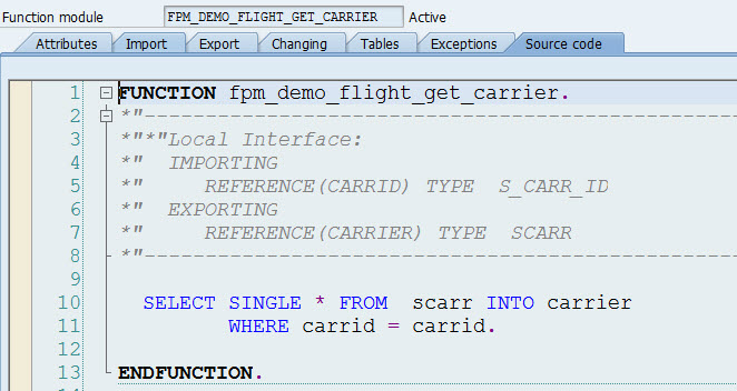 Dynamic FM call with extra parameter – SAPCODES