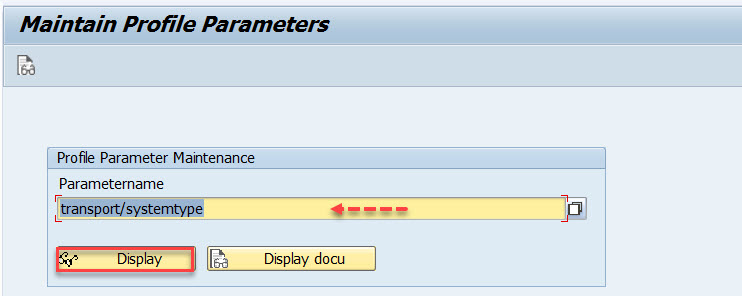 System Type – SAPCODES