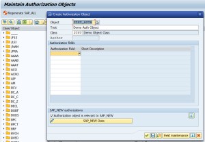 Creating Authorization Object – SAPCODES