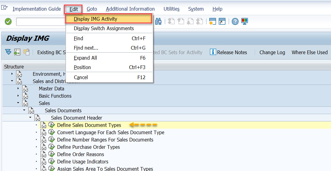 IMG Activity of SPRO nodes – SAPCODES