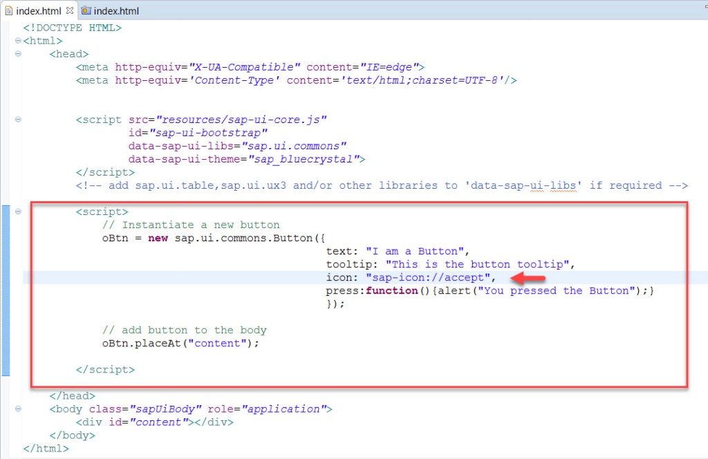 UI5-Buttons – SAPCODES