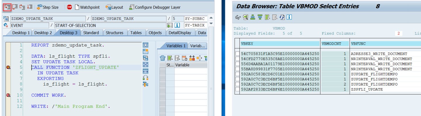 SET UPDATE TASK LOCAL – SAPCODES