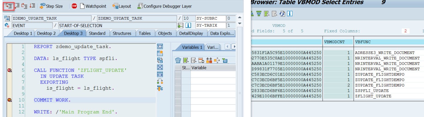 SET UPDATE TASK LOCAL – SAPCODES