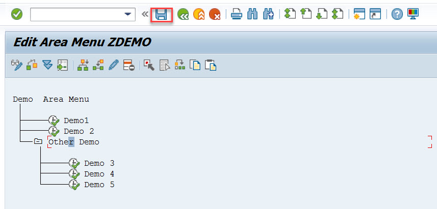Sap R/2 Menu AREA MENU – SAPCODES