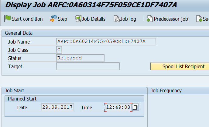 tRFC – RFC IN BACKGROUND TASK – SAPCODES