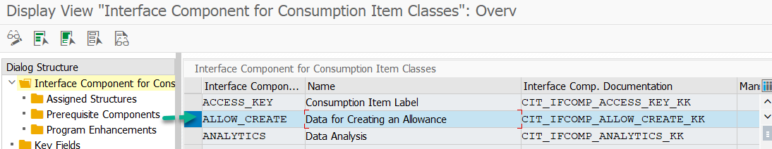 CIT Class for Allowances – SAPCODES