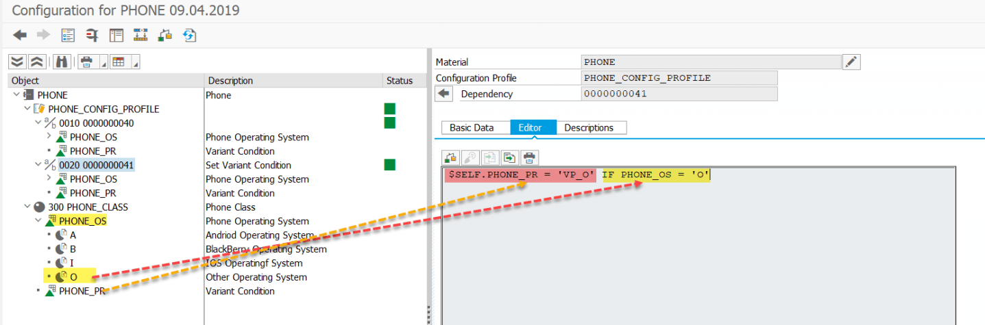Variant Condition Set Using Dependency Procedure – SAPCODES