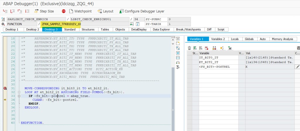 BIT Check and Enrichment – SAPCODES