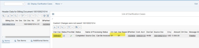 Clarification Codes CI β Clarification Case β SAPCODES